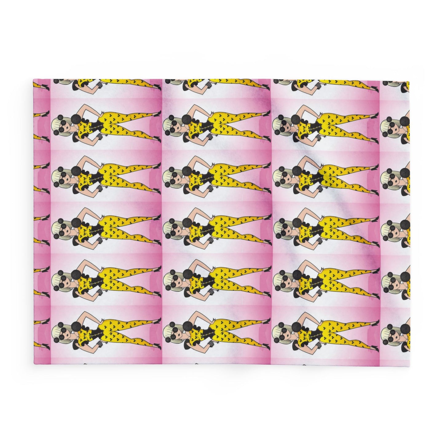 Fleece Blanket - Celebrity Inspired Cartoon Design