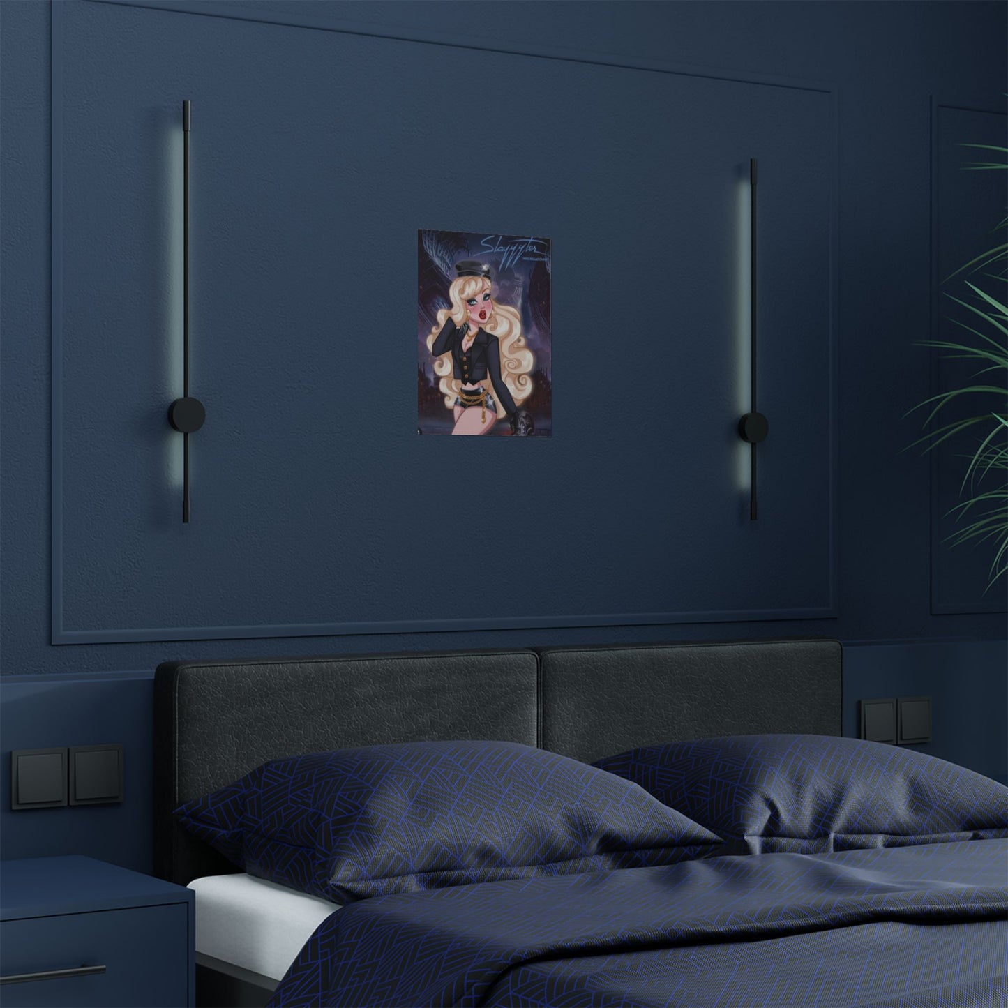 Satin Poster Slayyyter Fan Made Portrait