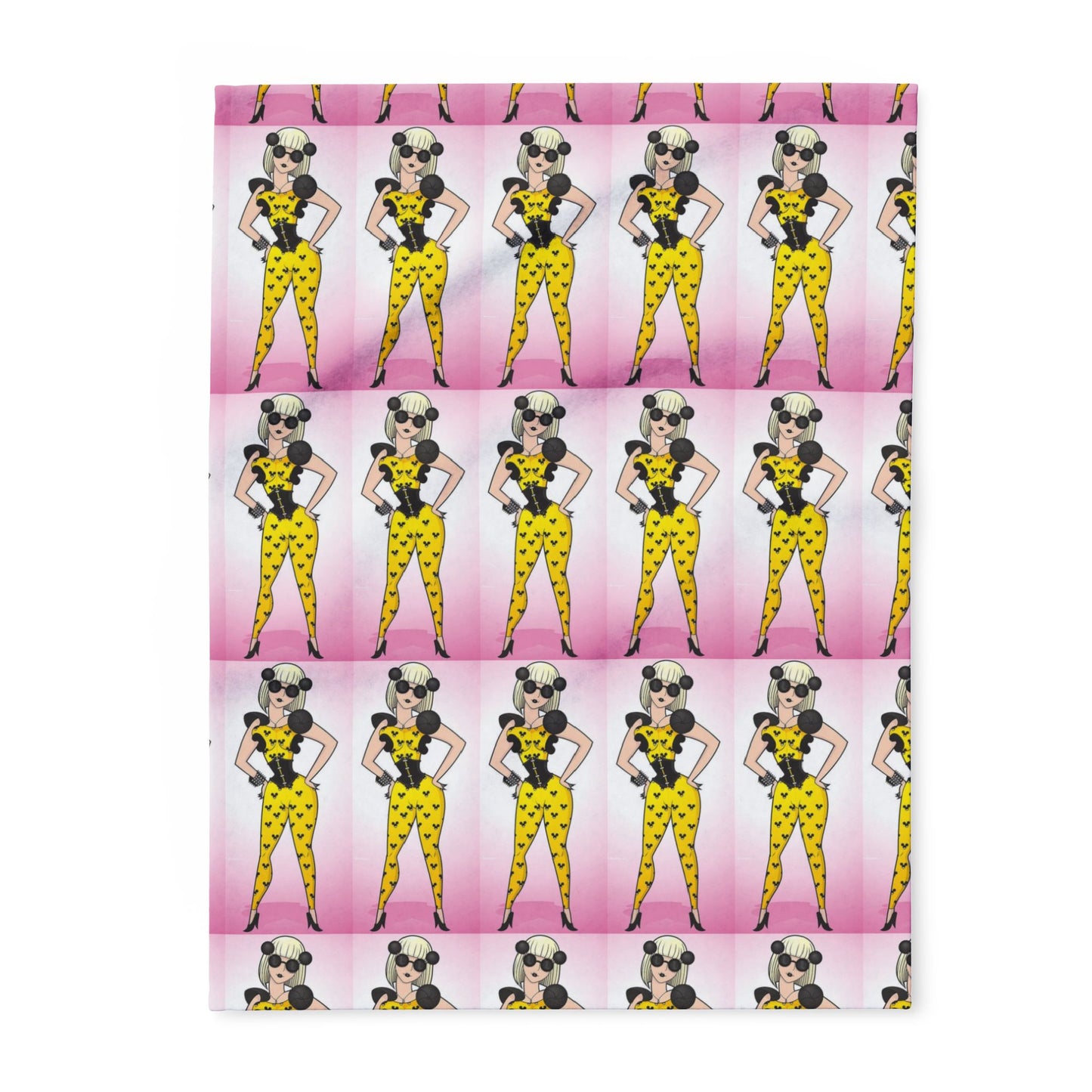 Fleece Blanket - Celebrity Inspired Cartoon Design