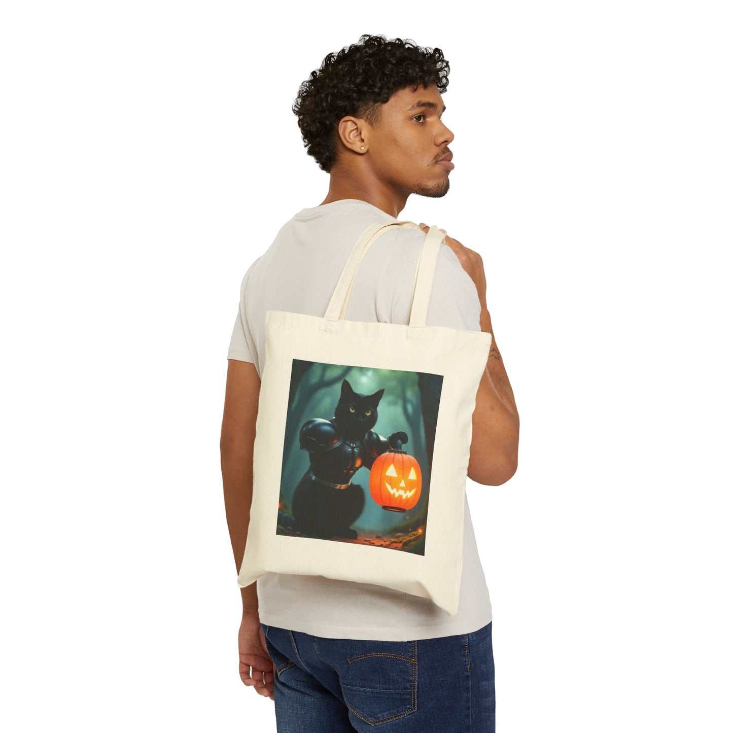 Cat Halloween Tote Bag